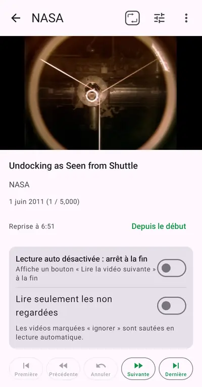4. Lire les vidéos — Android