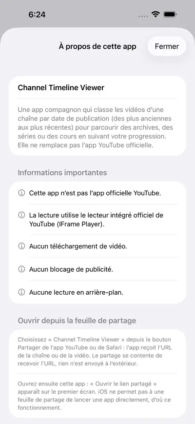 9. Ce que l’app ne fait volontairement pas — iPhone